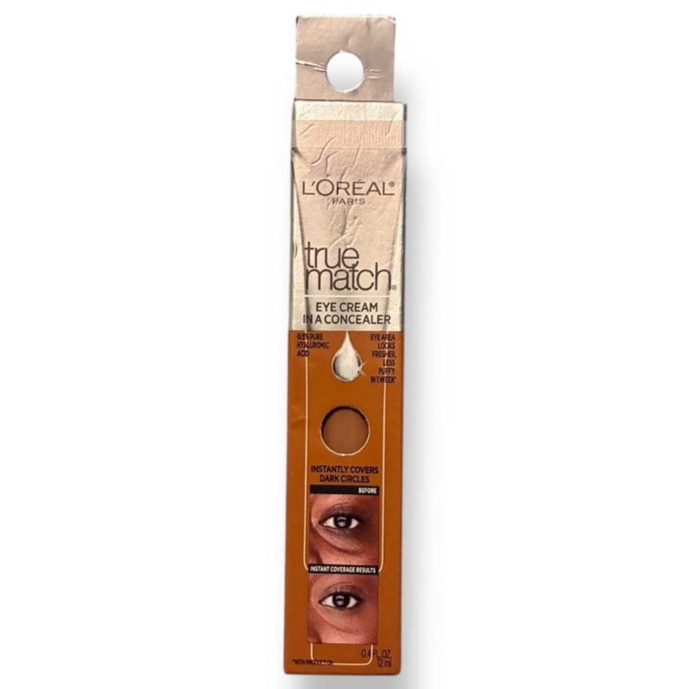L'oreal Paris True Match Eye Cream In A Concealer New In Package W 7-8 Dark
